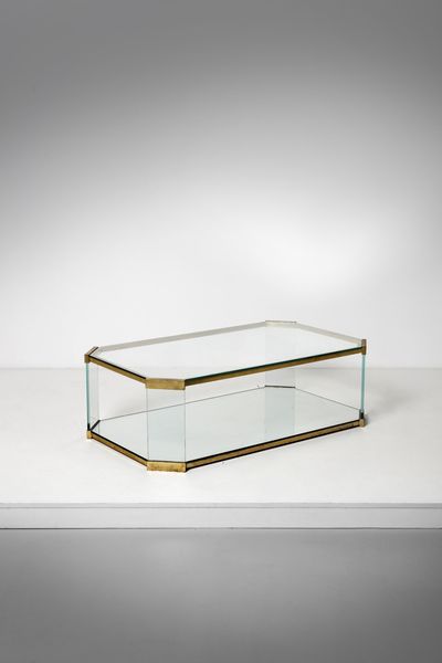 REGA ROMEO (1925 - 1984) : nello stile di. Tavolo basso da salotto  - Asta Asta 378 | DESIGN E ARTI DECORATIVE DEL NOVECENTO - DESIGN Online - Associazione Nazionale - Case d'Asta italiane