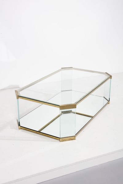 REGA ROMEO (1925 - 1984) : nello stile di. Tavolo basso da salotto  - Asta Asta 378 | DESIGN E ARTI DECORATIVE DEL NOVECENTO - DESIGN Online - Associazione Nazionale - Case d'Asta italiane