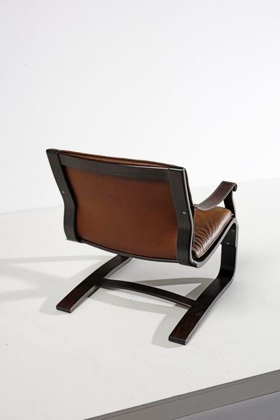 FRIBYTER AKE (1922 - 1998) : Poltrona lounge per Nelo H  - Asta Asta 378 | DESIGN E ARTI DECORATIVE DEL NOVECENTO - DESIGN Online - Associazione Nazionale - Case d'Asta italiane