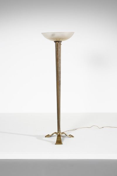 LELEU JULES (1883 - 1961) : Lampada da terra  - Asta Asta 378 | DESIGN E ARTI DECORATIVE DEL NOVECENTO - DESIGN Online - Associazione Nazionale - Case d'Asta italiane