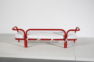 AULENTI GAE (1927 - 2012) : Coppia di divani Locus Solus per Poltronova  - Asta Asta 378 | DESIGN E ARTI DECORATIVE DEL NOVECENTO - DESIGN Online - Associazione Nazionale - Case d'Asta italiane