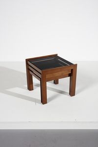 SCARPA AFRA (1937 -2011) & TOBIA (n. 1935) : attribuito. Tre tavolini impilabili  - Asta Asta 378 | DESIGN E ARTI DECORATIVE DEL NOVECENTO - DESIGN Online - Associazione Nazionale - Case d'Asta italiane