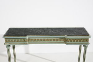 MANIFATTURA ITALIANA : Consolle con specchio  - Asta Asta 378 | DESIGN E ARTI DECORATIVE DEL NOVECENTO - DESIGN Online - Associazione Nazionale - Case d'Asta italiane