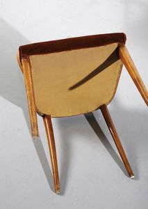 BEGA MELCHIORRE (1898 - 1976) : nello stile di. Sei sedie  - Asta Asta 378 | DESIGN E ARTI DECORATIVE DEL NOVECENTO - DESIGN Online - Associazione Nazionale - Case d'Asta italiane