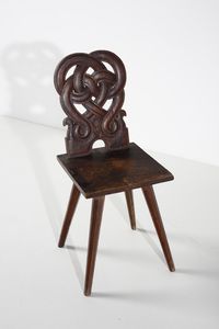 MANIFATTURA ALSAZIANA : Coppia di sedie  - Asta Asta 378 | DESIGN E ARTI DECORATIVE DEL NOVECENTO - DESIGN Online - Associazione Nazionale - Case d'Asta italiane