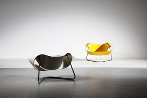 CESARE LEONARDI & FRANCA STAGI : Coppia di poltrone Ribbon CL9, produzione Fiarm  - Asta Asta 378 | DESIGN E ARTI DECORATIVE DEL NOVECENTO - DESIGN Online - Associazione Nazionale - Case d'Asta italiane