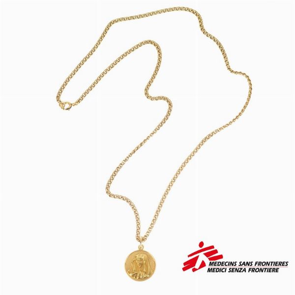 COLLANA CON PENDENTE  - Asta Gioielli  - Associazione Nazionale - Case d'Asta italiane