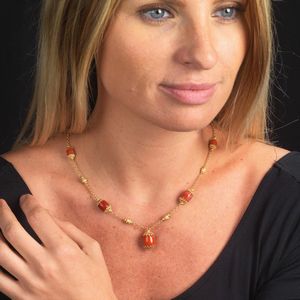 COLLANA CON BARILOTTI IN CORALLO  - Asta Gioielli  - Associazione Nazionale - Case d'Asta italiane