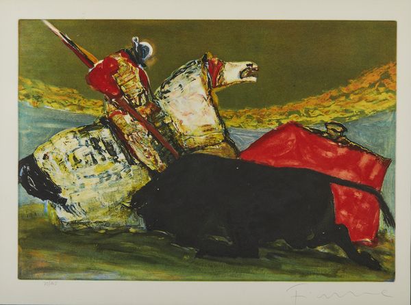 FIUME SALVATORE (1915 - 1997) : Hispanidad - ''Corrida''  - Asta Asta 380 | ARTE MODERNA E CONTEMPORANEA Virtuale - Associazione Nazionale - Case d'Asta italiane