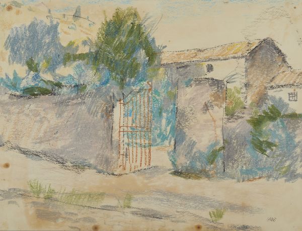 LABO' SAVINIO (1899 - 1976) : Paesaggio.  - Asta Asta 380 | ARTE MODERNA E CONTEMPORANEA Virtuale - Associazione Nazionale - Case d'Asta italiane