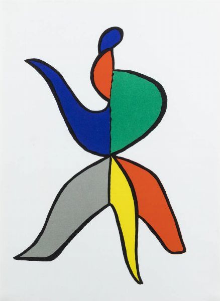 ALEXANDER CALDER Lawton (USA) 1898 - 1976 New York (USA) : Le bonnet 1963  - Asta Grafica - Associazione Nazionale - Case d'Asta italiane