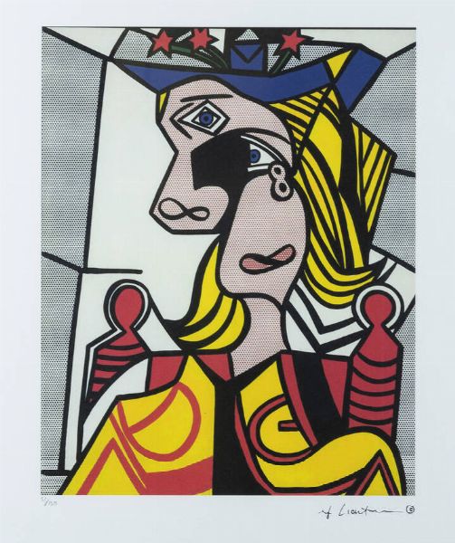 ROY LICHTENSTEIN New York (USA) 1923  1997 : Senza titolo  - Asta Grafica - Associazione Nazionale - Case d'Asta italiane