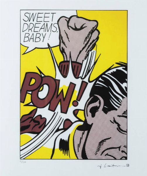 ROY LICHTENSTEIN New York (USA) 1923  1997 : Sweet dreams baby  - Asta Grafica - Associazione Nazionale - Case d'Asta italiane