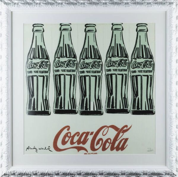 ANDY WARHOL Pittsburgh (USA) 1927 - 1987 New York (USA) : Five coke bottles  - Asta Grafica - Associazione Nazionale - Case d'Asta italiane