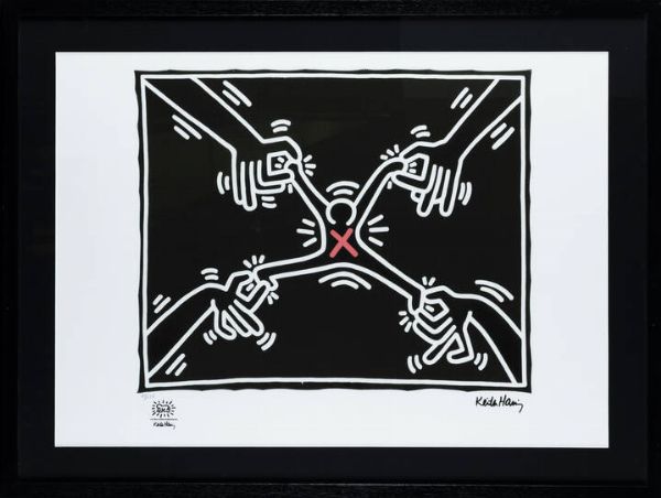 KEITH HARING Reading (USA) 1958 1990 New York (USA) : Senza titolo  - Asta Grafica - Associazione Nazionale - Case d'Asta italiane