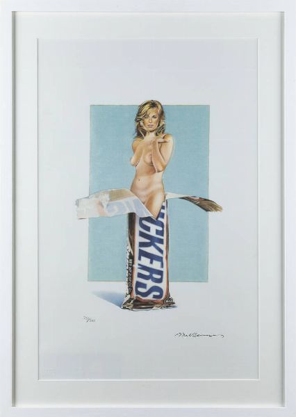 MEL RAMOS Sacramento (USA) 1935 : Snickers  - Asta Grafica - Associazione Nazionale - Case d'Asta italiane