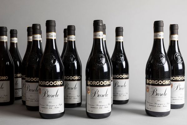 Piemonte : Verticale Barolo Borgogno DOCG 2000-2006-2007 (12 BT, 4 per annata)  - Asta Monografica vini Borgogno dal 1931 al 2014 - Associazione Nazionale - Case d'Asta italiane