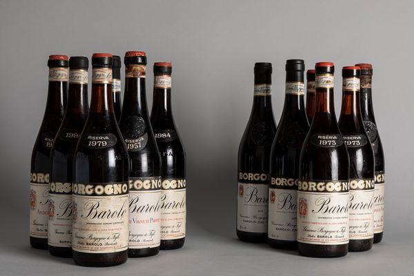 Piemonte : Verticale Barolo Borgogno DOCG 2000-2004 (12 BT, 3 per annata)  - Asta Monografica vini Borgogno dal 1931 al 2014 - Associazione Nazionale - Case d'Asta italiane