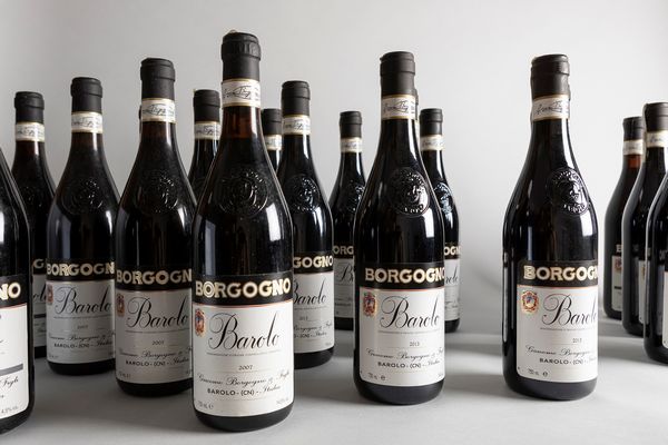 Piemonte : Verticale Barolo Borgogno DOCG 2001-2005 (12 BT, 3 per annata)  - Asta Monografica vini Borgogno dal 1931 al 2014 - Associazione Nazionale - Case d'Asta italiane