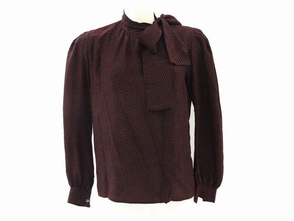 Camicia, Yves Saint Laurent  - Asta Abiti e accessori vintage  - Associazione Nazionale - Case d'Asta italiane