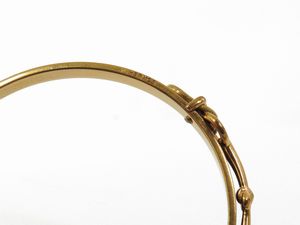 Bracciale rigido, Herms  - Asta Abiti e accessori vintage  - Associazione Nazionale - Case d'Asta italiane