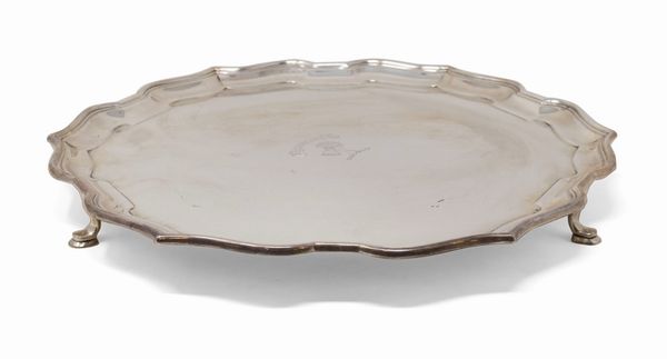 Salver in argento  - Asta L'Arte della Tavola - Associazione Nazionale - Case d'Asta italiane