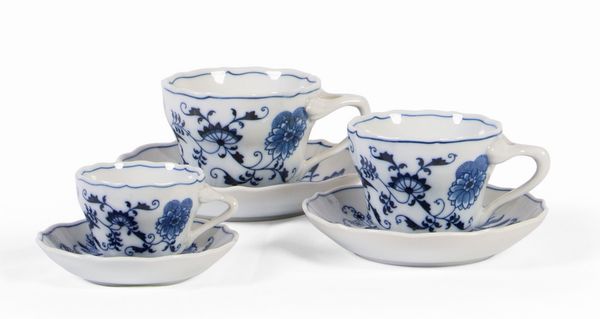 Servizio da colazione, t e caff in porcellana Blue Danube China Company  - Asta L'Arte della Tavola - Associazione Nazionale - Case d'Asta italiane