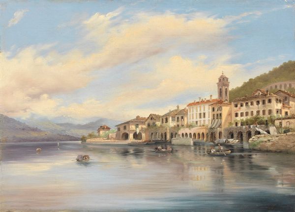 Lago Maggiore  - Asta Dipinti e Sculture del XIX e XX secolo - Associazione Nazionale - Case d'Asta italiane