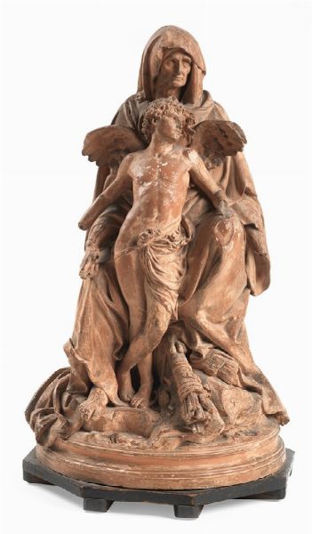 La Parca e l'Amore (La Parque et l'Amour)  - Asta Dipinti e Sculture del XIX e XX secolo - Associazione Nazionale - Case d'Asta italiane