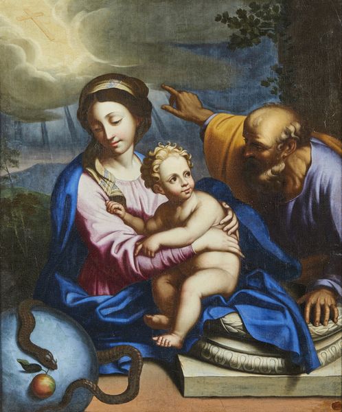 ARTISTA DEL XVII SECOLO : Sacra Famiglia  - Asta Asta 379 | ARTE ANTICA E DEL XIX SECOLO - Dipinti antichi e antiquariato  Online - Associazione Nazionale - Case d'Asta italiane