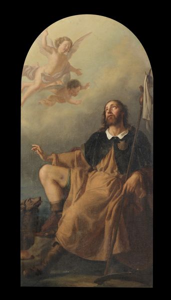 ARTISTA DEL XVII SECOLO : San Rocco  - Asta Asta 379 | ARTE ANTICA E DEL XIX SECOLO - Dipinti antichi e antiquariato  Online - Associazione Nazionale - Case d'Asta italiane