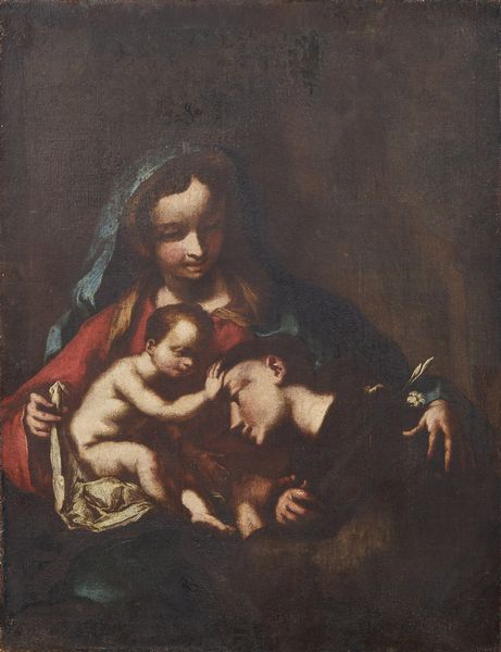 GRASSI NICCOLA  (1682 - 1748) : Ambito di. Madonna con Bambino e San Francesco  - Asta Asta 379 | ARTE ANTICA E DEL XIX SECOLO - Dipinti antichi e antiquariato  Online - Associazione Nazionale - Case d'Asta italiane