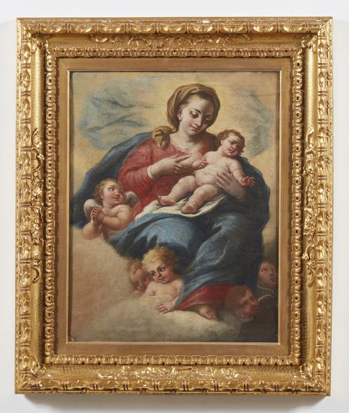 ARTISTA NAPOLETANO DEL XVIII SECOLO : Madonna in cielo con Bambino e angeli  - Asta Asta 379 | ARTE ANTICA E DEL XIX SECOLO - Dipinti antichi e antiquariato  Online - Associazione Nazionale - Case d'Asta italiane