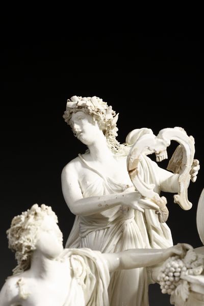 MANIFATTURA DI CAPODIMONTE DEL XIX SECOLO : Attribuito a. Allegoria del vino  - Asta Asta 379 | ARTE ANTICA E DEL XIX SECOLO - Dipinti antichi e antiquariato  Online - Associazione Nazionale - Case d'Asta italiane