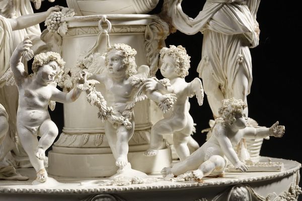 MANIFATTURA DI CAPODIMONTE DEL XIX SECOLO : Attribuito a. Allegoria del vino  - Asta Asta 379 | ARTE ANTICA E DEL XIX SECOLO - Dipinti antichi e antiquariato  Online - Associazione Nazionale - Case d'Asta italiane