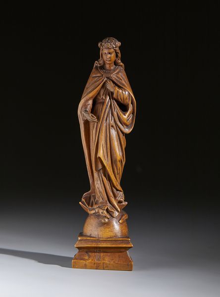 SCULTORE NORD EUROPEO DEL XIX SECOLO : Madonna in legno scolpito  - Asta Asta 379 | ARTE ANTICA E DEL XIX SECOLO - Dipinti antichi e antiquariato  Online - Associazione Nazionale - Case d'Asta italiane