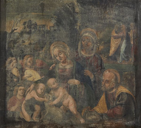 ARTISTA DEL XVI SECOLO : Madonna con Bambino, San Giovannino con l'agnello e Sant'Anna  - Asta Asta 379 | ARTE ANTICA E DEL XIX SECOLO - Dipinti antichi e antiquariato  Online - Associazione Nazionale - Case d'Asta italiane