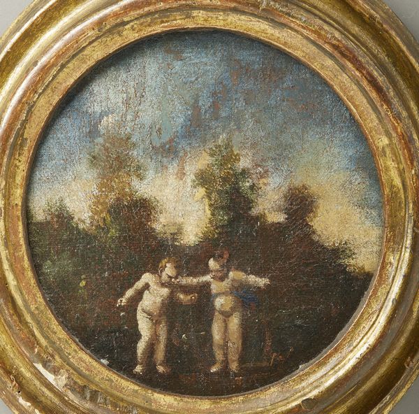 ARTISTA DEL XVII SECOLO : Puttini  - Asta Asta 379 | ARTE ANTICA E DEL XIX SECOLO - Dipinti antichi e antiquariato  Online - Associazione Nazionale - Case d'Asta italiane