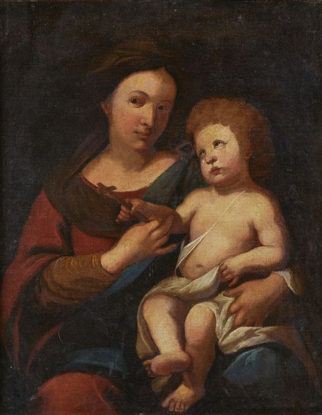 ARTISTA GENOVESE DEL XVII SECOLO : Madonna con Bambino  - Asta Asta 379 | ARTE ANTICA E DEL XIX SECOLO - Dipinti antichi e antiquariato  Online - Associazione Nazionale - Case d'Asta italiane