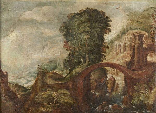 ARTISTA FIAMMINGO DEL XVII SECOLO : Paesaggio con ponte e torrente  - Asta Asta 379 | ARTE ANTICA E DEL XIX SECOLO - Dipinti antichi e antiquariato  Online - Associazione Nazionale - Case d'Asta italiane