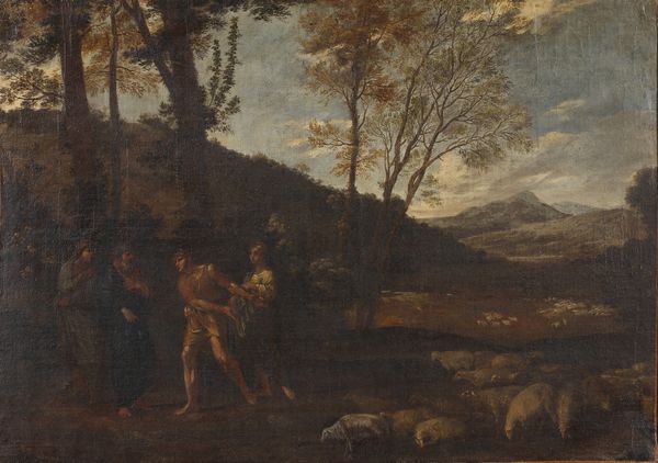 ARTISTA ROMANO DEL XVII SECOLO : Paesaggio con personaggi e armenti  - Asta Asta 379 | ARTE ANTICA E DEL XIX SECOLO - Dipinti antichi e antiquariato  Online - Associazione Nazionale - Case d'Asta italiane