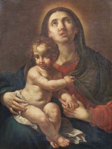 ARTISTA DEL XVII SECOLO - Madonna con Bambino