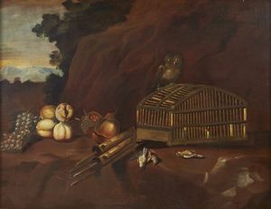 ARTISTA NAPOLETANO DEL XVII SECOLO : Coppia di dipinti raffiguranti natura morta di frutta e cacciagione  - Asta Asta 379 | ARTE ANTICA E DEL XIX SECOLO - Dipinti antichi e antiquariato  Online - Associazione Nazionale - Case d'Asta italiane