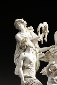 MANIFATTURA DI CAPODIMONTE DEL XIX SECOLO : Attribuito a. Allegoria del vino  - Asta Asta 379 | ARTE ANTICA E DEL XIX SECOLO - Dipinti antichi e antiquariato  Online - Associazione Nazionale - Case d'Asta italiane