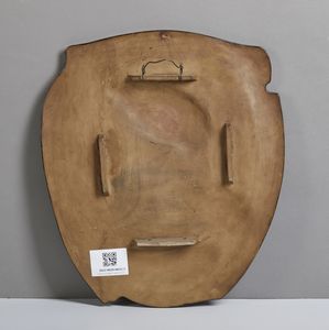 MANIFATTURA FRANCESE DEGLI INIZI DEL XX SECOLO : Coppia di placche in terracotta smaltata con figure e decori in stile Art Nouveau  - Asta Asta 379 | ARTE ANTICA E DEL XIX SECOLO - Dipinti antichi e antiquariato  Online - Associazione Nazionale - Case d'Asta italiane