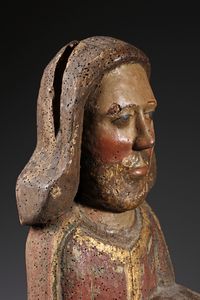 SCULTORE DI AREA CATALANO-PIRENAICA DEL XIII-XIV SECOLO : Figura di Evangelista in legno policromo  - Asta Asta 379 | ARTE ANTICA E DEL XIX SECOLO - Dipinti antichi e antiquariato  Online - Associazione Nazionale - Case d'Asta italiane