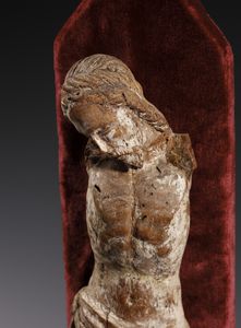 SCULTORE DEL XVI SECOLO : Corpus Christi in legno scolpito con tracce di policromia  - Asta Asta 379 | ARTE ANTICA E DEL XIX SECOLO - Dipinti antichi e antiquariato  Online - Associazione Nazionale - Case d'Asta italiane