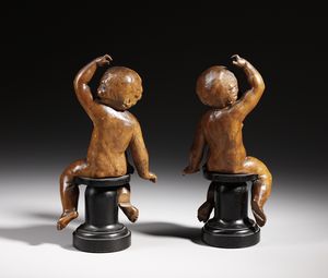 SCULTORE DI AREA AUSTRIACA DEL XVII-XVIII SECOLO : Coppia di putti in legno intagliato  - Asta Asta 379 | ARTE ANTICA E DEL XIX SECOLO - Dipinti antichi e antiquariato  Online - Associazione Nazionale - Case d'Asta italiane