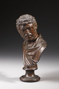 SCULTORE DEL XIX SECOLO : Busto in bronzo di Caracalla  - Asta Asta 379 | ARTE ANTICA E DEL XIX SECOLO - Dipinti antichi e antiquariato  Online - Associazione Nazionale - Case d'Asta italiane