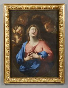 ARTISTA LOMBARDO DEL XVII SECOLO : Madonna orante e angeli  - Asta Asta 379 | ARTE ANTICA E DEL XIX SECOLO - Dipinti antichi e antiquariato  Online - Associazione Nazionale - Case d'Asta italiane